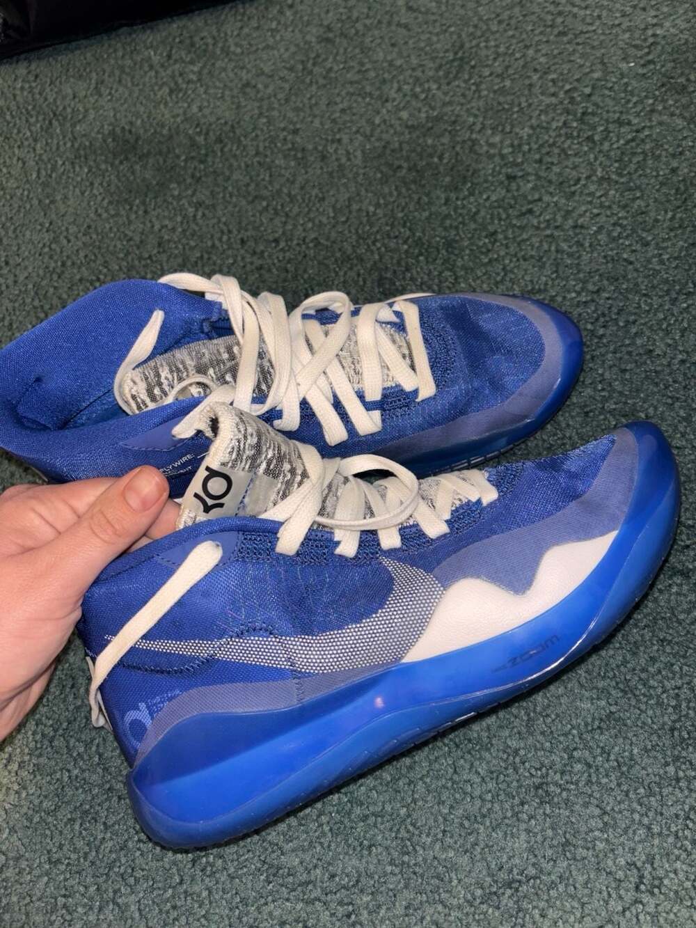 Nike Zoom KD 12 Kentucky Royal Blue White Basketball Shoes